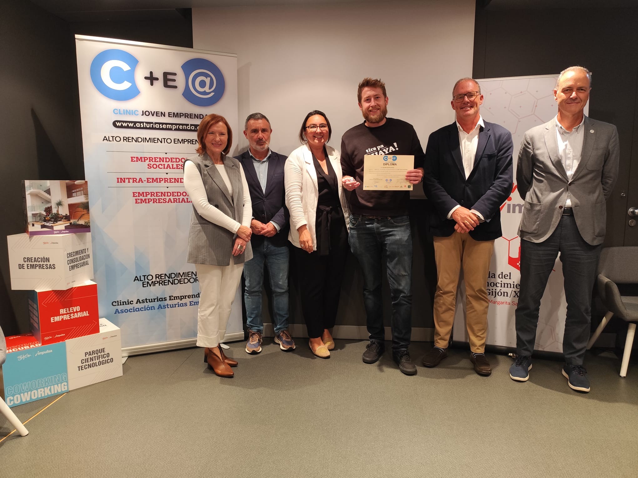 Asturias joven emprenda Diplomas